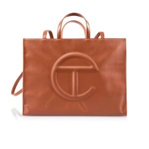 TELFAR LARGE SHOPPING BAG - Tan